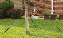 Load image into Gallery viewer, Ground Anchor with 50 Feet of Galvanized Wire with Clamps – Ideal for Securing Animals, Tents, Canopies, Sheds, Powder-Coated Solid Steel Auger – Pack of 4 by AshmanOnline
