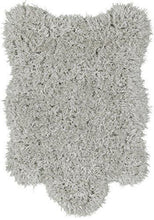 Load image into Gallery viewer, Ottomanson Flokati Collection Faux Sheepskin Lambskin Design Shag Rug, 2&#39;X3&#39;, Dark Grey
