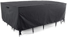 Load image into Gallery viewer, FLYMEI  Patio Furniture Cover, Waterproof, Tear-Resistant, UV Resistant Outdoor Table and Chair, Sofa, Sectional Cover, Space Grey, 90x60 inches
