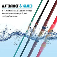 Load image into Gallery viewer, Kuject 120PCS Solder Seal Wire Connectors, Self-Solder Heat Shrink Butt Connector Waterproof Insulated Electrical Butt Splice Wire Terminals for Marine Automotive Aircraft Boat Truck Stereo Wire Joint
