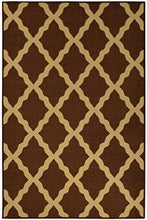 Load image into Gallery viewer, Ottomanson Glamour Collection Contemporary Moroccan Trellis Design Kids Rug (Non-Slip) Kitchen and Bathroom Mat Rug, 3&#39;3&quot; X 5&#39;0&quot;, Grey
