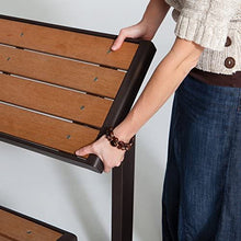 Load image into Gallery viewer, LIFETIME 60139 Outdoor Convertible Bench, 55 Inch, Mocha Brown
