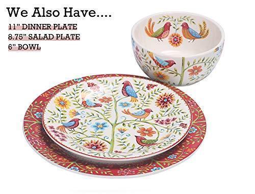 Bico Havana Ceramic 14 inch Rectangular Serving Platter, Set of 2, for Serving Salad, Pasta, Cheese, Ham, Appetizer, Microwave & Dishwasher Safe, House Warming Birthday Anniversary Gift