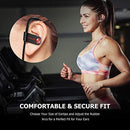 Bluetooth Headphones, Letsfit Wireless Headphones, IPX7 Waterproof Sports Earphones Gym Running, HD Stereo Headset w/Mic, 8 Hours Battery Noise Cancelling Bluetooth Earbuds