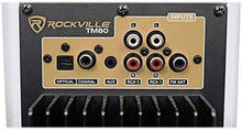 Load image into Gallery viewer, Rockville TM150B Black Home Theater System Tower Speakers 10&quot; Sub/Blueooth/USB
