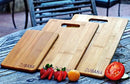 ZUBANA Premium All Natural Bamboo Wood Cutting Board 3 Piece Set