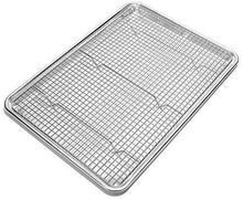 Load image into Gallery viewer, Baking Rack - Cooling Rack - Stainless Steel 304 Grade Roasting Rack - 10&quot; X 15&quot; - Heavy Duty Oven Safe, Commercial Quality Cooling Racks For Baking - Metal Wire Grid Rack Design by DuraCasa
