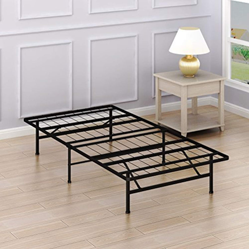 Simple Houseware 14-Inch Twin Size Mattress Foundation Platform Bed Frame, Twin