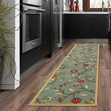 Load image into Gallery viewer, Ottomanson Ottohome Collection Floral Garden Design Modern Area Rug with Non-Skid (Non-Slip) Rubber Backing, Dark Red, 39&quot; L x 60&quot; W
