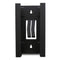 Magnetic Glove Box Holder Organizer-Black Wall Mount Dispenser, for Latex, Nitrile, Plastic Shop Gloves and Tissue Boxes