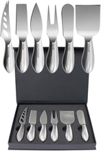 Load image into Gallery viewer, Home Perspective Premium Stainless Steel Cheese Tool Set - 6 Piece Box Cheese Knife Set - Cut, Spread, Shave and Serve All Your Favorite Cheeses
