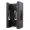 Magnetic Glove Box Holder Organizer-Black Wall Mount Dispenser, for Latex, Nitrile, Plastic Shop Gloves and Tissue Boxes