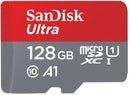 Sandisk Ultra 128GB Micro SDXC UHS-I Card with Adapter -  100MB/s U1 A1 - SDSQUAR-128G-GN6MA