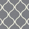 Maples Rugs Rebecca 2'6 x 10' Non Skid Hallway Carpet Entry Rugs Runners for Kitchen and Entryway, Grey/White