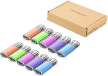 Load image into Gallery viewer, 32GB USB Flash Drive 10 Pack Easy-Storage Memory Stick K&amp;ZZ Thumb Drives Gig Stick USB2.0 Pen Drive for Fold Digital Data Storage, Zip Drive, Jump Drive, Flash Stick, Mixed Colors
