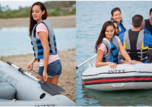Load image into Gallery viewer, Intex Mariner 4, 4-Person Inflatable Boat Set with Aluminum Oars and High Output Air Pump (Latest Model)
