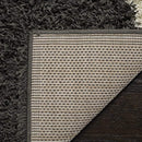 Safavieh Dallas Shag Collection SGD257A Dark Grey and Ivory Area Rug (8'6" x 12')