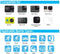 61 in 1 Action Camera Accessories Kit for GoPro Hero 8 7 6 5 4 Hero Session 5 Black SJ4000 5000 6000 Xiaomi Yi AKASO Campark Action Camera by  MaxCo