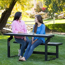Load image into Gallery viewer, LIFETIME 60139 Outdoor Convertible Bench, 55 Inch, Mocha Brown
