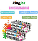 Kingjet 3019XXL Ink Replacements for Brother LC3019XL Ink Cartridges Compatible with MFC-J5330DW MFC-J6530DW MFC-J6930DW MFC-J6730DW Inkjet Printers 10 Pack(2Set + 2BK)