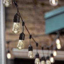 Load image into Gallery viewer, Aceland 24 Ft Waterproof Heavy-Duty LED Outdoor String Lights - Hanging, 7 Head Dimmable 2W Shatterproof Vintage Edison Bulbs Commercial Grade Patio Lights Create Cafe Ambience in Your Backyard
