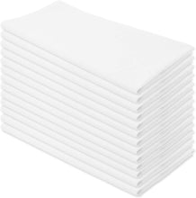 Load image into Gallery viewer, Aunti Em&#39;s Kitchen Flour Sack Dish Towels - Set of 13 - Natural Cotton for Embroidery and Drying Glass, Hand, Dinnerware - Plain, Thick, Zero-Lint - Absorbent Cloth with Hanging Loop - 27 x 27 Inch
