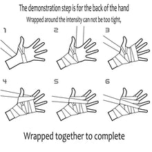 Load image into Gallery viewer, HHSJDW Elastic Hand Wraps Boxing Gloves Boxing Bandage Fist Protector Inner Hand Wraps, perfect for MMA, Kickboxing, Muay Thai ,Boxing, Black &amp; Blue
