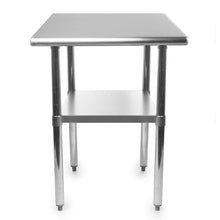 Load image into Gallery viewer, GRIDMANN NSF Stainless Steel Commercial Kitchen Prep &amp; Work Table - 30 in. x 24 in.
