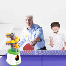 Load image into Gallery viewer, qwrew05 Table Tennis Exerciser, Practice Children&#39;s Toys Practicing Ping Pong Ball Automatic Launcher Sports Training Equipment
