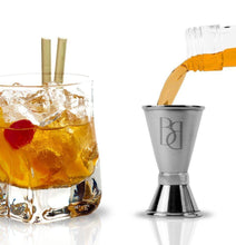 Load image into Gallery viewer, 5 Piece Deluxe 24 Oz. Cocktail Shaker Bar Set by Bar Brat ™ / Bonus 130+ Cocktail Recipes (ebook) / Jigger, 2 Pour Spouts, Waiters Corkscrew/Mix Any Drink to Perfection

