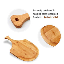 Load image into Gallery viewer, Bamboo Wooden Pizza Peel Pizza Paddle Pizza Accessories for Pizzas Serving, Cutting, and Transferring
