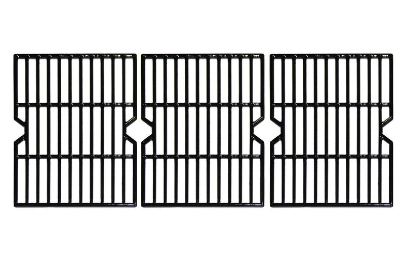 Hongso PCA593 Porcelain Coated Cast Iron Cooking Grid Replacement for Uniflame GBC1059WB, Uniflame GBC1059WE-C, Backyard Grill BY12-084-029-98 and Other Gas Grill Models, Set of 3