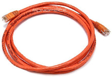 Load image into Gallery viewer, Monoprice 50FT 24AWG Cat6 500MHz Crossover Ethernet Bare Copper Network Cable - Orange
