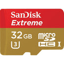 SanDisk Extreme 128GB microSDXC UHS-3 Card - SDSQXAF-128G-GN6MA [Newest Version]