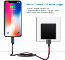 Load image into Gallery viewer, 【Upgraded】 Spy Camera Charger Hidden Cameras Nanny Cam USB Wall Adapter HD 1080P Mini Cams Plug for Home Security Motion Detection Up to 128GB Micro SD
