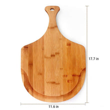 Load image into Gallery viewer, Bamboo Wooden Pizza Peel Pizza Paddle Pizza Accessories for Pizzas Serving, Cutting, and Transferring
