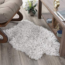 Load image into Gallery viewer, Ottomanson Flokati Collection Faux Sheepskin Lambskin Design Shag Rug, 2&#39;X3&#39;, Dark Grey
