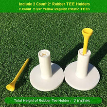 Load image into Gallery viewer, SkyLife Golf Rubber Tee Holder Set for Driving Range Golf Practice Mat (1.5&#39;&#39;/2&#39;&#39;/2.6&#39;&#39;/2.8&#39;&#39;/3&#39;&#39;)
