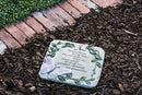 Evergreen Garden Those We Love Don’t Go Away Polystone Memorial Stepping Stone - 10”W x 1”D x 10”H