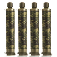 Membrane Solutions Straw Water Filter Survival Filtration Portable Gear Emergency Preparedness Supply for Drinking Hiking Camping Travel Hunting Fishing Team Family Outing