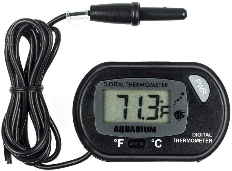 Zacro LCD Digital Aquarium Thermometer Fish Tank Water Terrarium Temperature