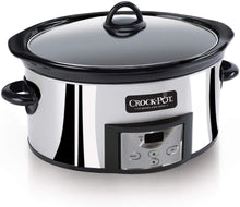 Load image into Gallery viewer, Crockpot Oval Manual Slow Cooker, 8 quart, Stainless Steel (SCV800-S)
