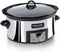 Crockpot SCR300-SS 3-Quart Manual Slow Cooker, Silver