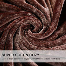 Load image into Gallery viewer, EMONIA Luxury Fleece Blanket,330GSM - King Size Blankets Super Soft Warm Fuzzy Lightweight Bed &amp; Couch Blanket(Grey,90 x 108 inch)
