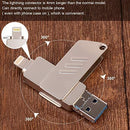 iOS Flash Drive for iPhone Photo Stick 32GB Memory Stick USB 3.0 External Storage Lightning Memory Stick for iPhone iPad Android Type c and Computers