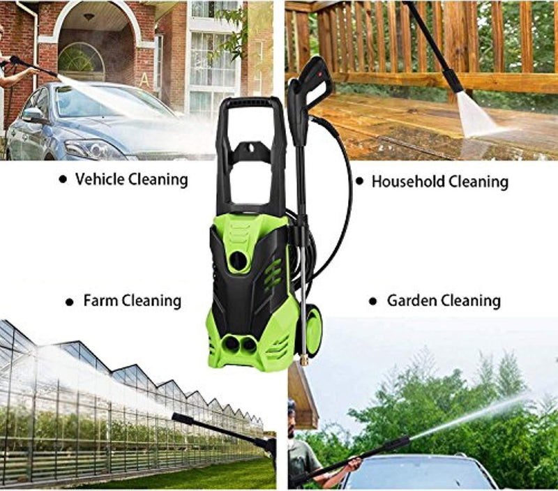 ncient FTH-5200 Electric High Pressure Washer Electric Power Washer 3000 PSI 1.8 GPM 1800W Sprayer Professional Washer Cleaner Machine with 5 Quick-Connect Spray Nozzles [US Stock] (3000PSI)