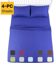Load image into Gallery viewer, EMONIA Twin XL Sheets Set - 4 Pieces Bed Sheets-Microfiber Super Soft 1800 Series Deep Pocket Fitted Sheets-Wrinkle and Fade Resistant (Green, Twin XL)
