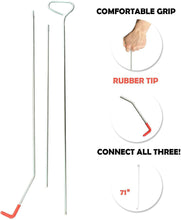 Load image into Gallery viewer, Full Professional Kit - Easy Entry Long Reach Grabber with Air Wedge, Pry Tool, Non Marring Wedges and Carrying Case for Car
