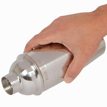 Load image into Gallery viewer, 5 Piece Deluxe 24 Oz. Cocktail Shaker Bar Set by Bar Brat ™ / Bonus 130+ Cocktail Recipes (ebook) / Jigger, 2 Pour Spouts, Waiters Corkscrew/Mix Any Drink to Perfection
