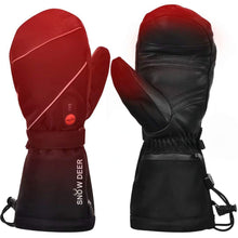 Load image into Gallery viewer, Heated Gloves,Mens Womens Heated Ski Gloves Mittens,7.4V 2200MAH Electric Rechargeable Battery Gloves for Winter Skiing Skating Snow Camping Hiking Heated Arthritis Hand Warmer Gloves
